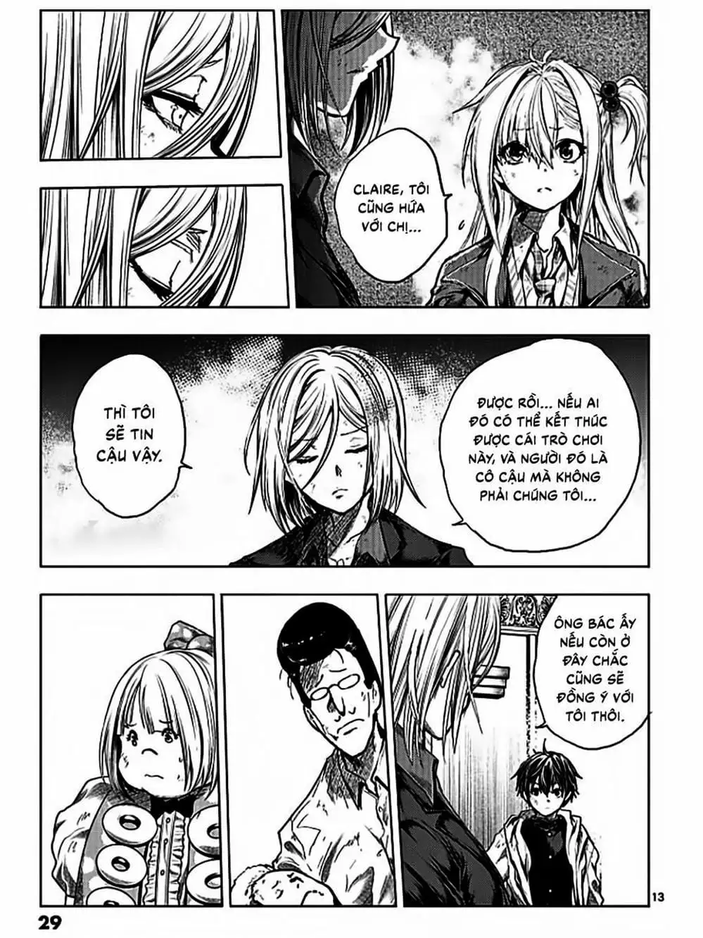 Truyện Tranh Trò Chơi Sinh Tồn - Deatte 5 Byou De Battle trang 3