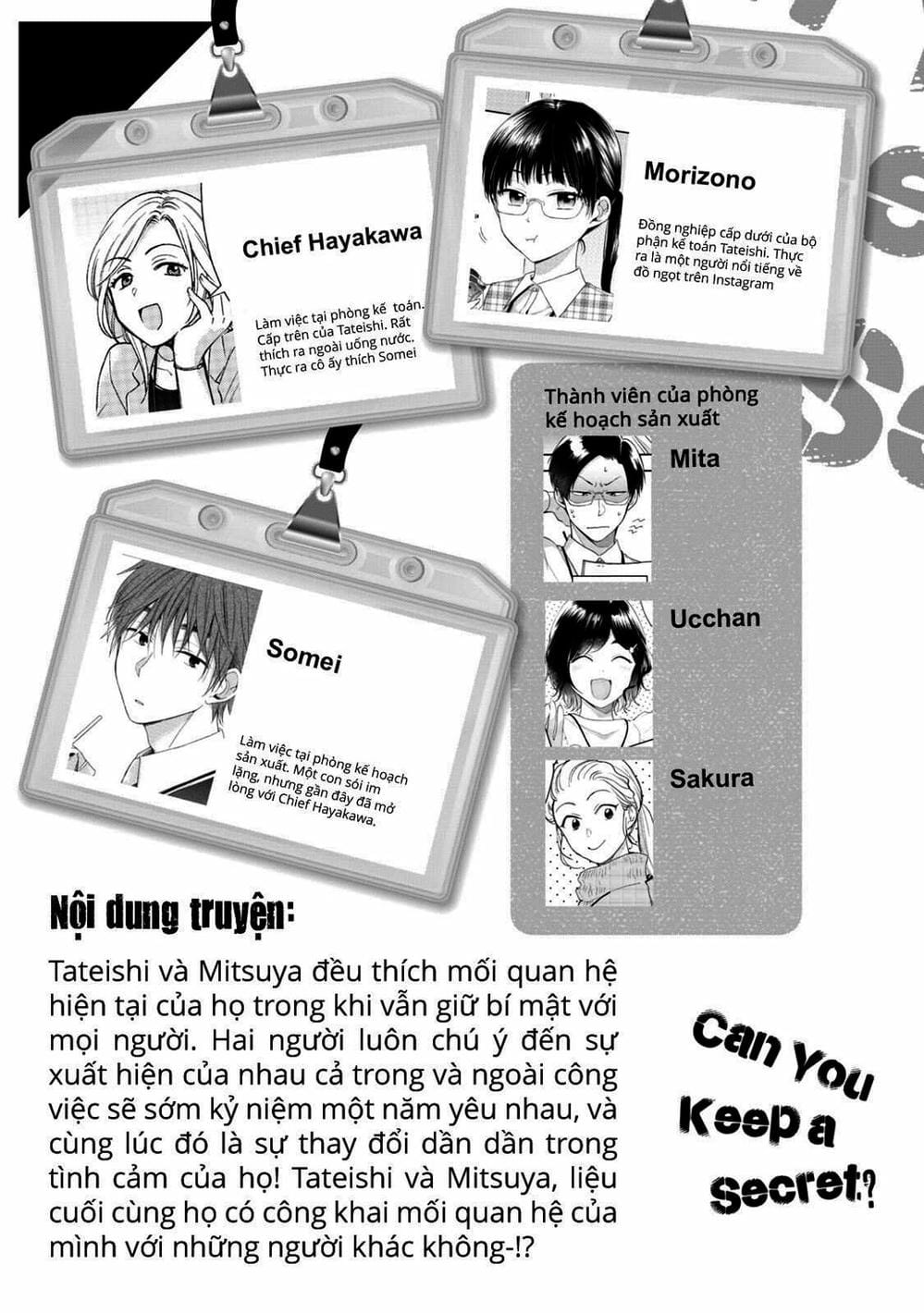 Truyện Tranh Tụi Mình Có Thể Giữ Bí Mật Được Không - Can You Keep A Secret? trang 4