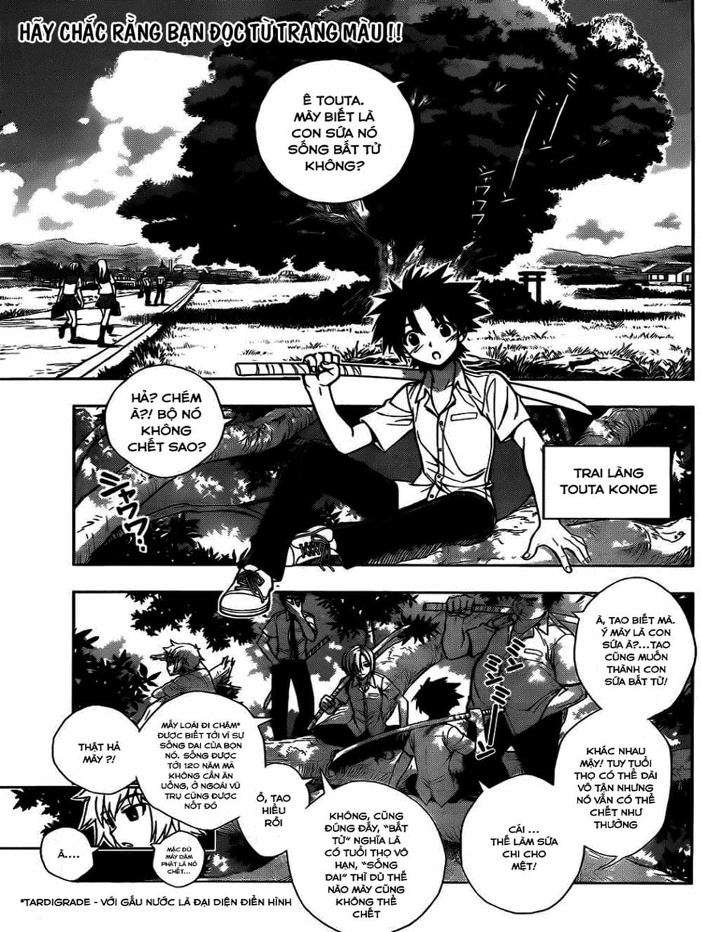 Truyện Tranh Lựa Chọn Phân Kỳ - Uq Holder! trang 9