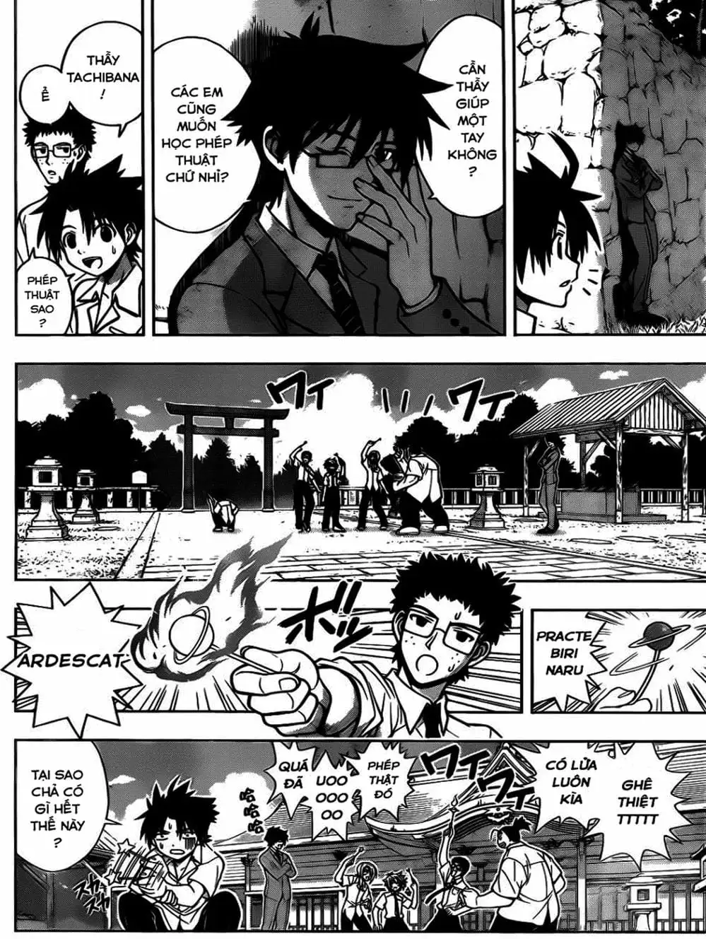 Truyện Tranh Lựa Chọn Phân Kỳ - Uq Holder! trang 9