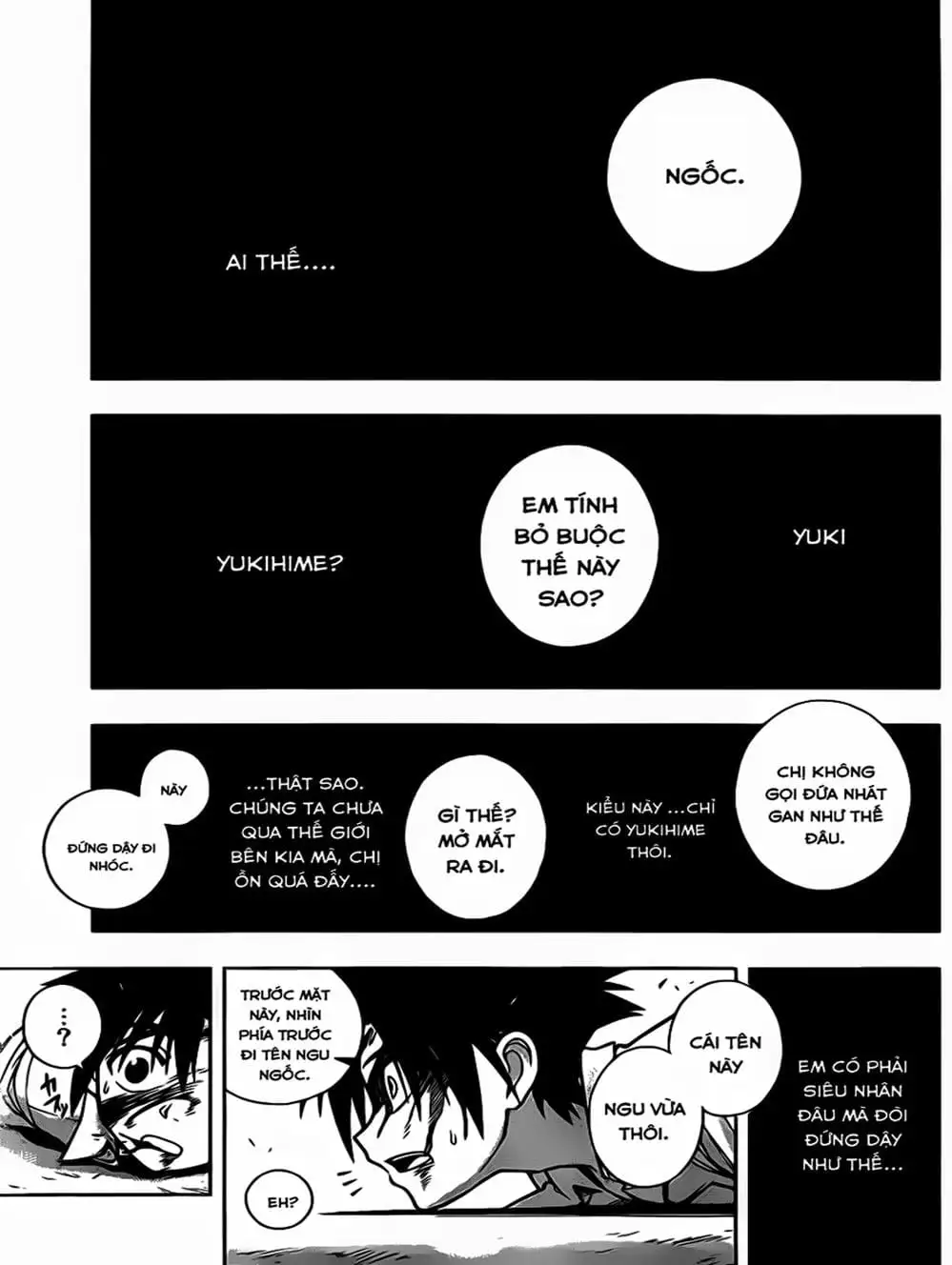 Truyện Tranh Lựa Chọn Phân Kỳ - Uq Holder! trang 9