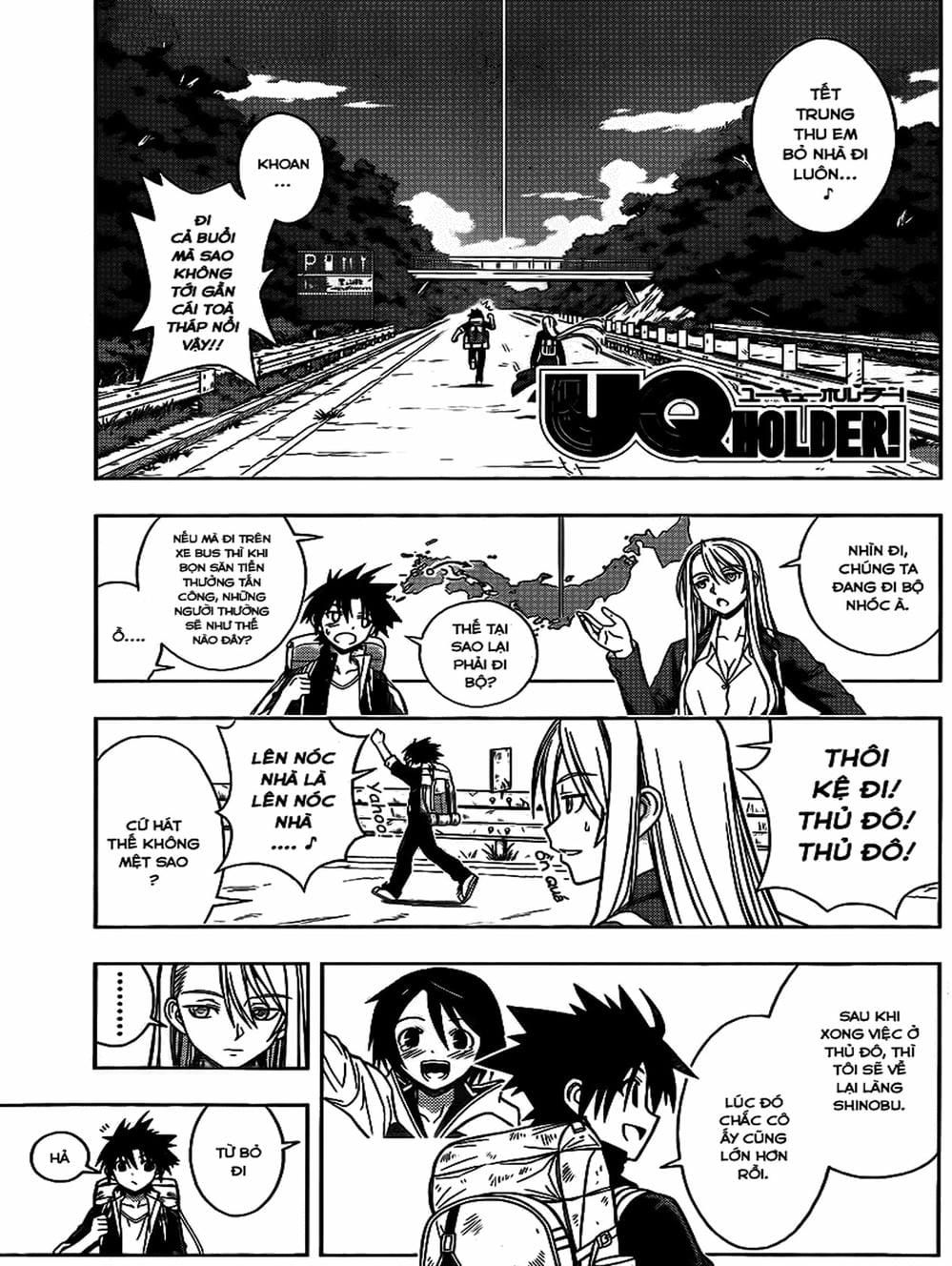 Truyện Tranh Lựa Chọn Phân Kỳ - Uq Holder! trang 9