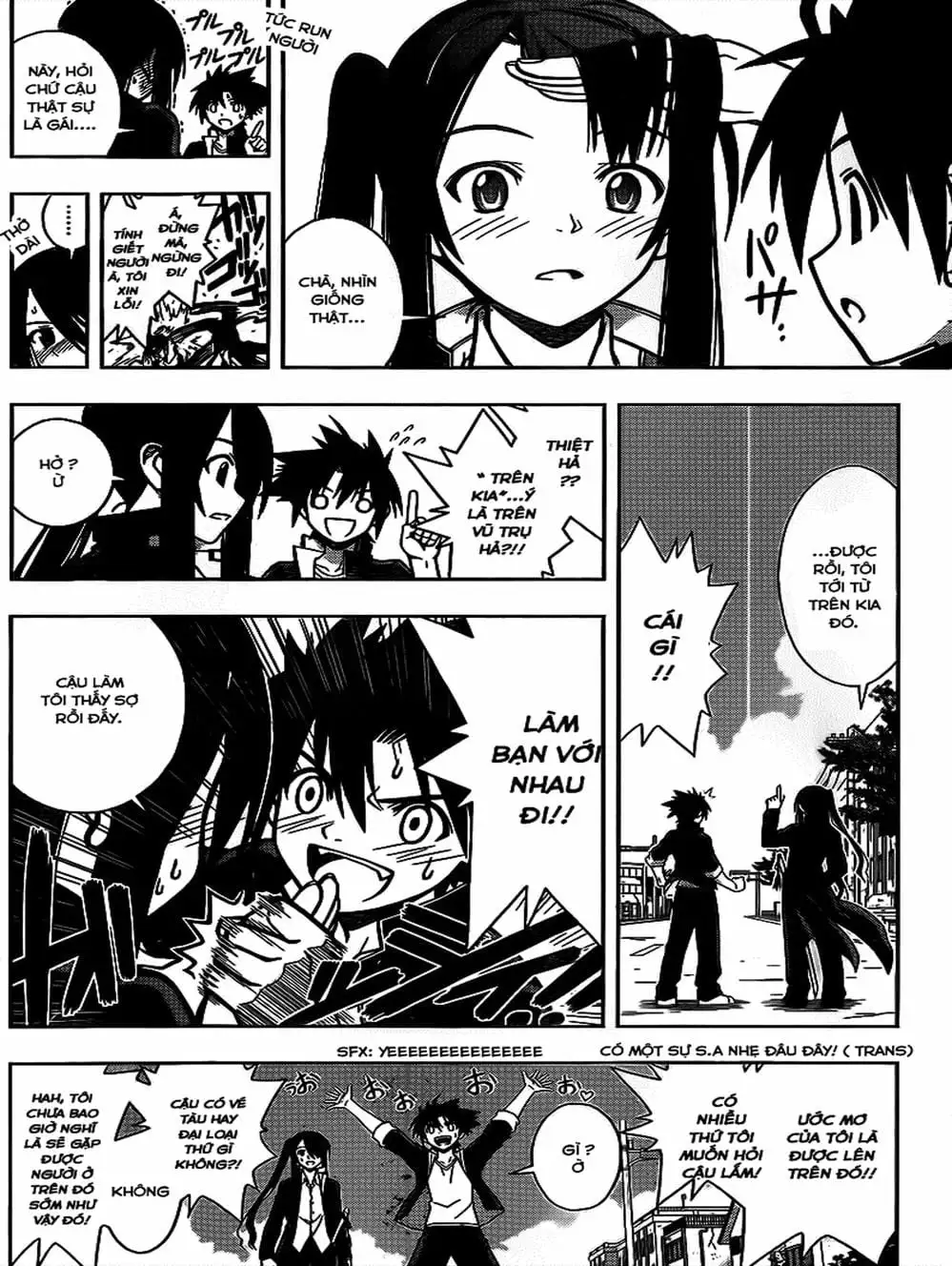 Truyện Tranh Lựa Chọn Phân Kỳ - Uq Holder! trang 9