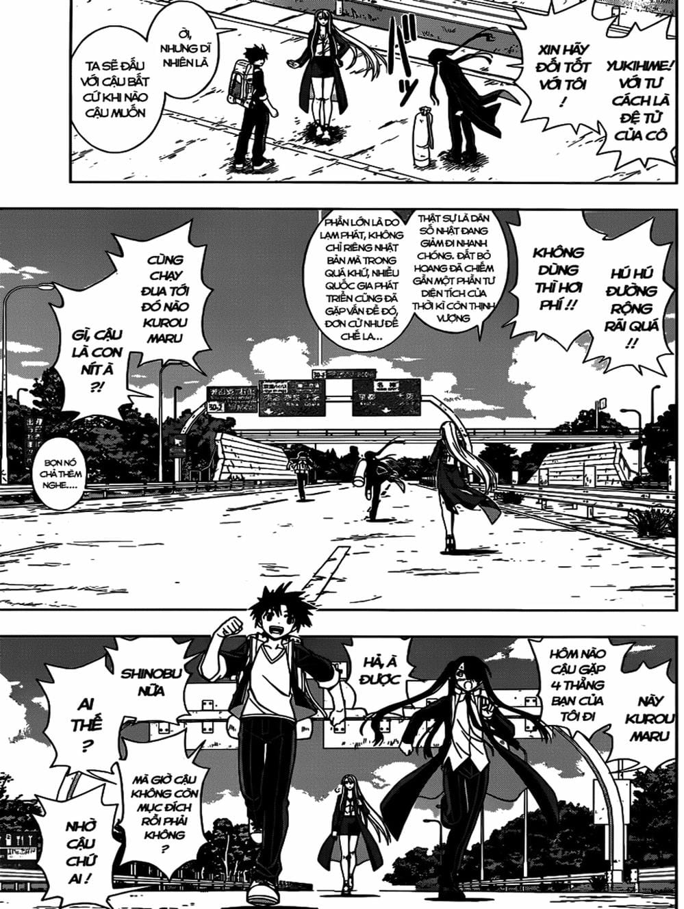 Truyện Tranh Lựa Chọn Phân Kỳ - Uq Holder! trang 9