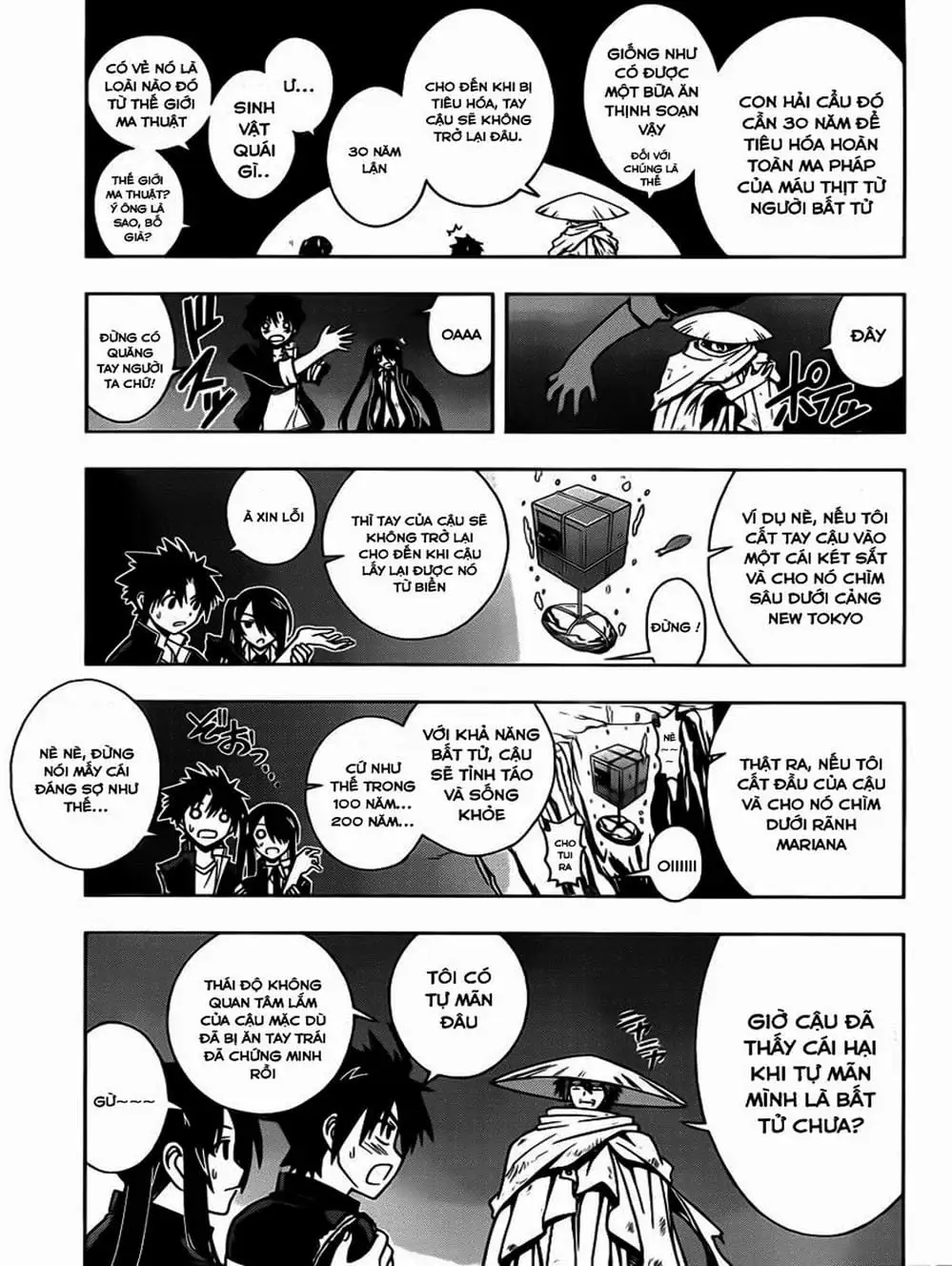 Truyện Tranh Lựa Chọn Phân Kỳ - Uq Holder! trang 9