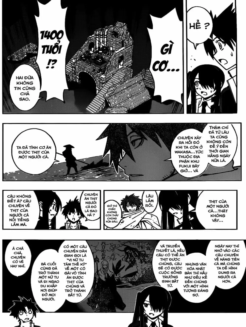 Truyện Tranh Lựa Chọn Phân Kỳ - Uq Holder! trang 9