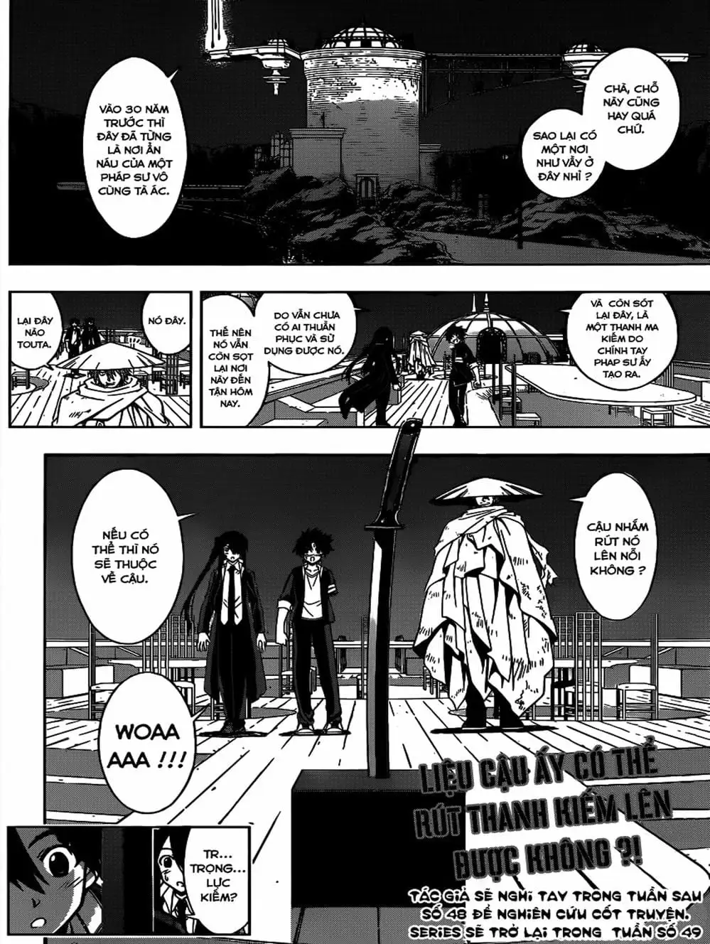 Truyện Tranh Lựa Chọn Phân Kỳ - Uq Holder! trang 9