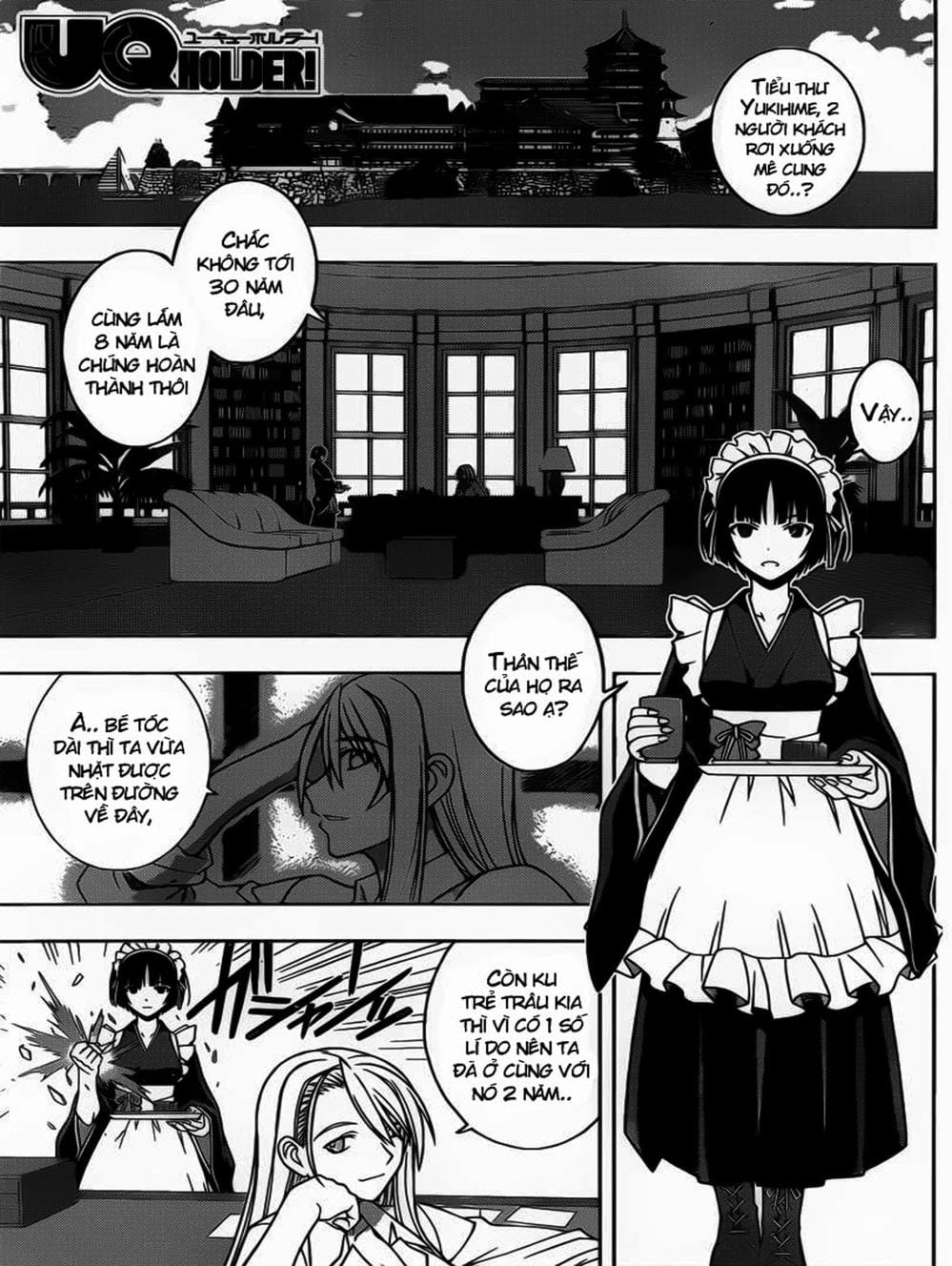Truyện Tranh Lựa Chọn Phân Kỳ - Uq Holder! trang 9