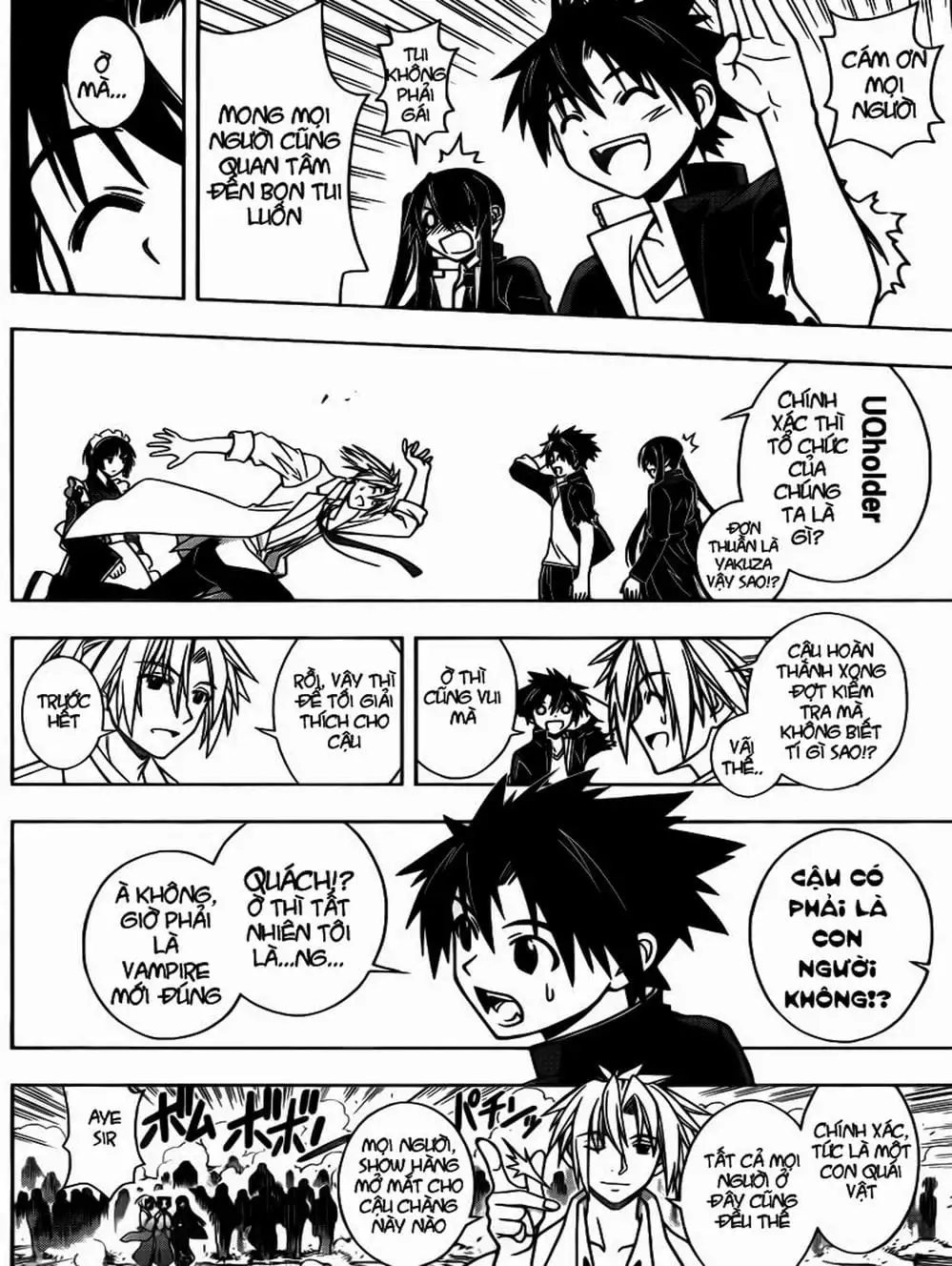 Truyện Tranh Lựa Chọn Phân Kỳ - Uq Holder! trang 9
