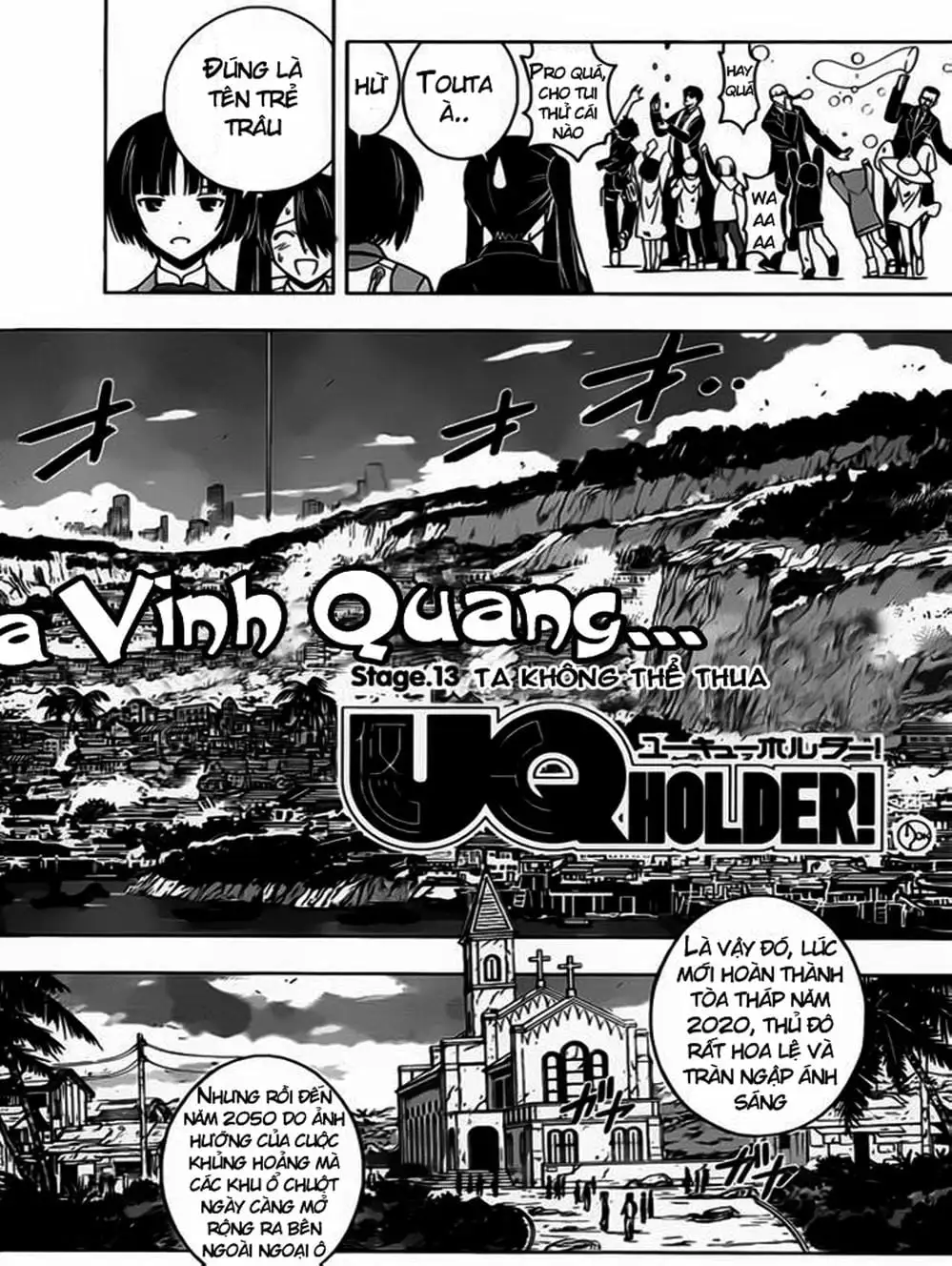 Truyện Tranh Lựa Chọn Phân Kỳ - Uq Holder! trang 9