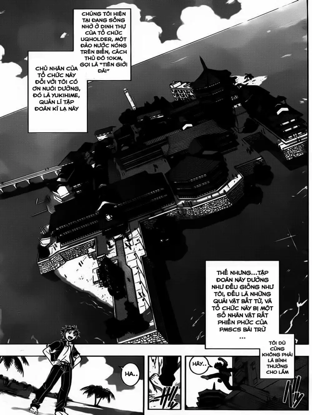 Truyện Tranh Lựa Chọn Phân Kỳ - Uq Holder! trang 9