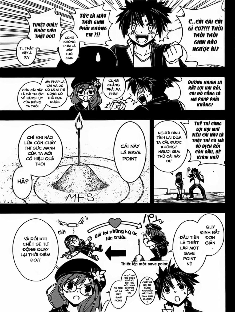 Truyện Tranh Lựa Chọn Phân Kỳ - Uq Holder! trang 9