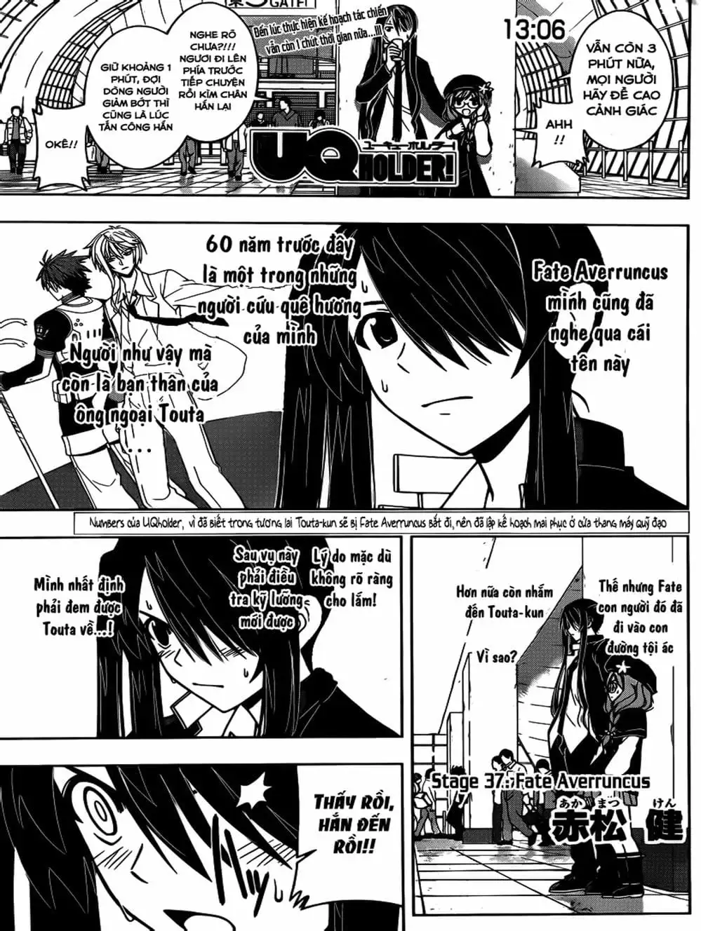 Truyện Tranh Lựa Chọn Phân Kỳ - Uq Holder! trang 9