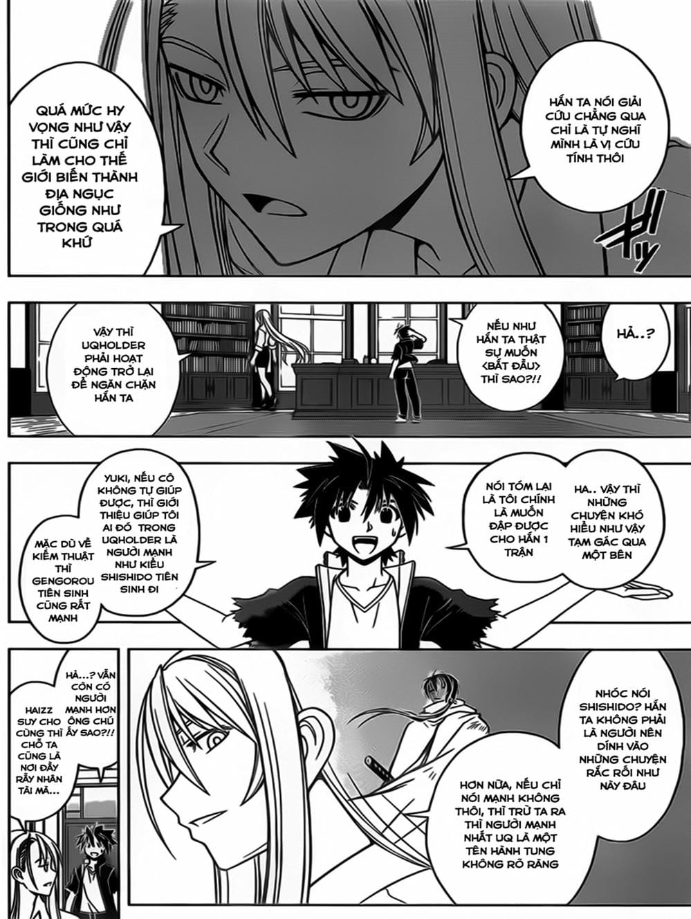 Truyện Tranh Lựa Chọn Phân Kỳ - Uq Holder! trang 9