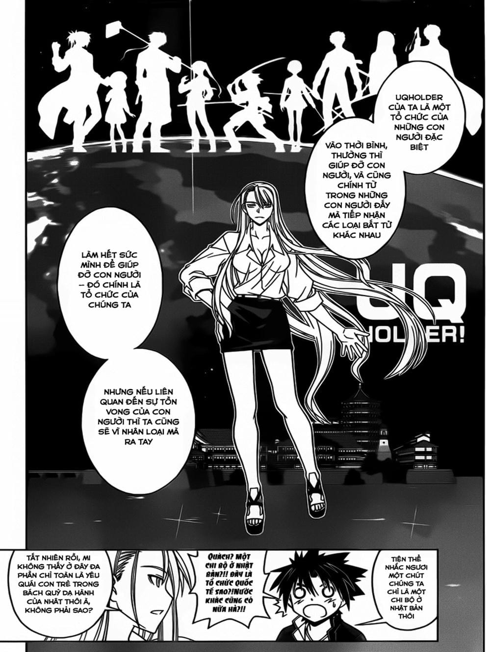 Truyện Tranh Lựa Chọn Phân Kỳ - Uq Holder! trang 9