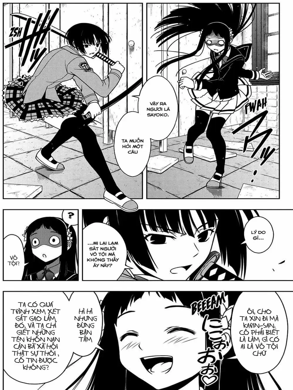 Truyện Tranh Lựa Chọn Phân Kỳ - Uq Holder! trang 9
