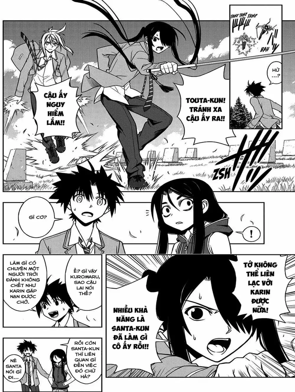 Truyện Tranh Lựa Chọn Phân Kỳ - Uq Holder! trang 9