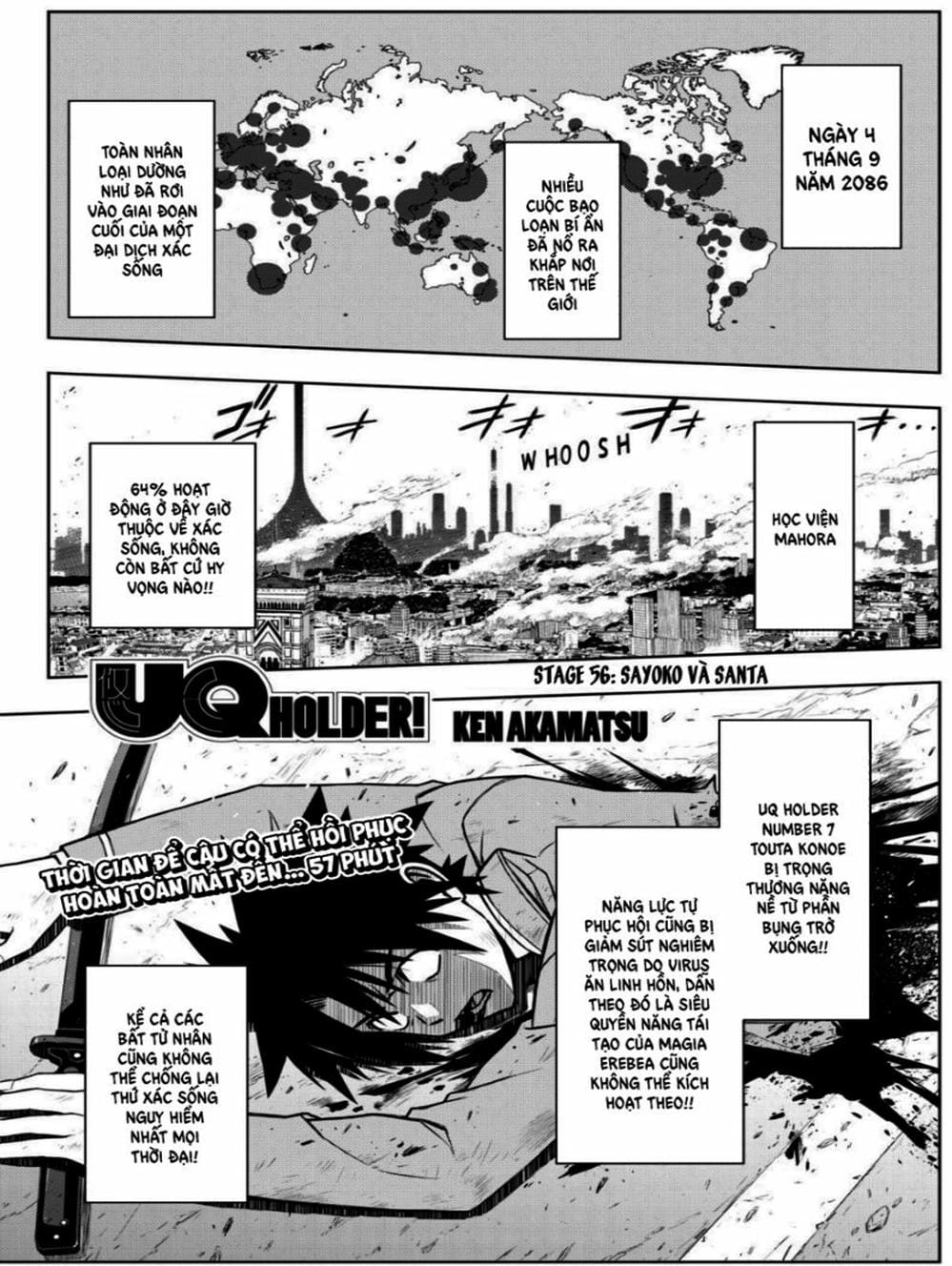 Truyện Tranh Lựa Chọn Phân Kỳ - Uq Holder! trang 9