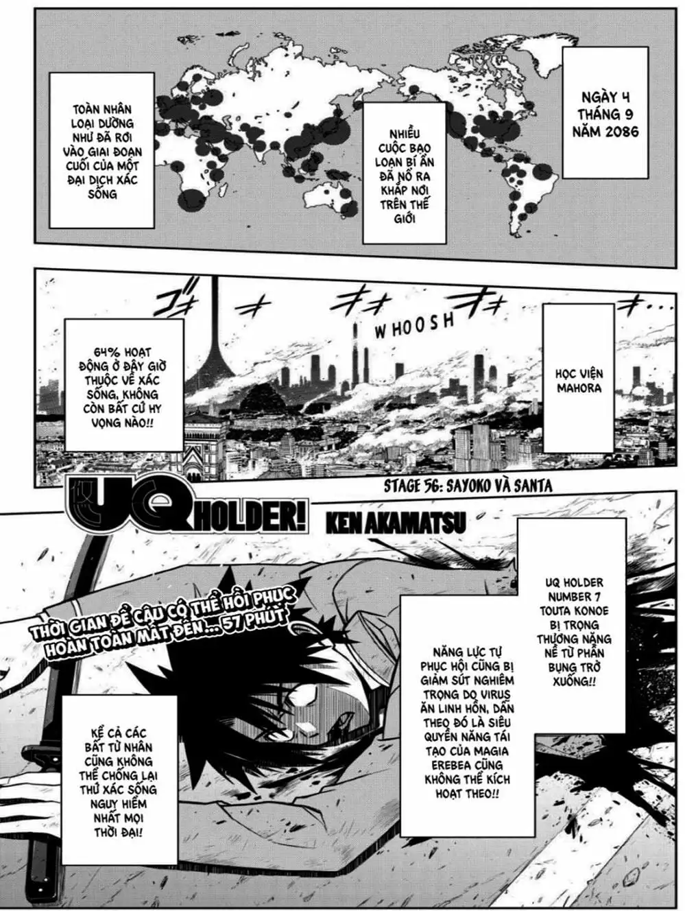 Truyện Tranh Lựa Chọn Phân Kỳ - Uq Holder! trang 9