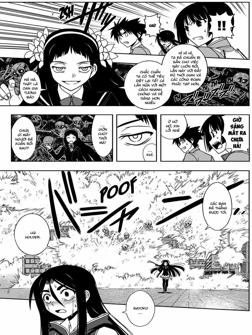Truyện Tranh Lựa Chọn Phân Kỳ - Uq Holder! trang 9