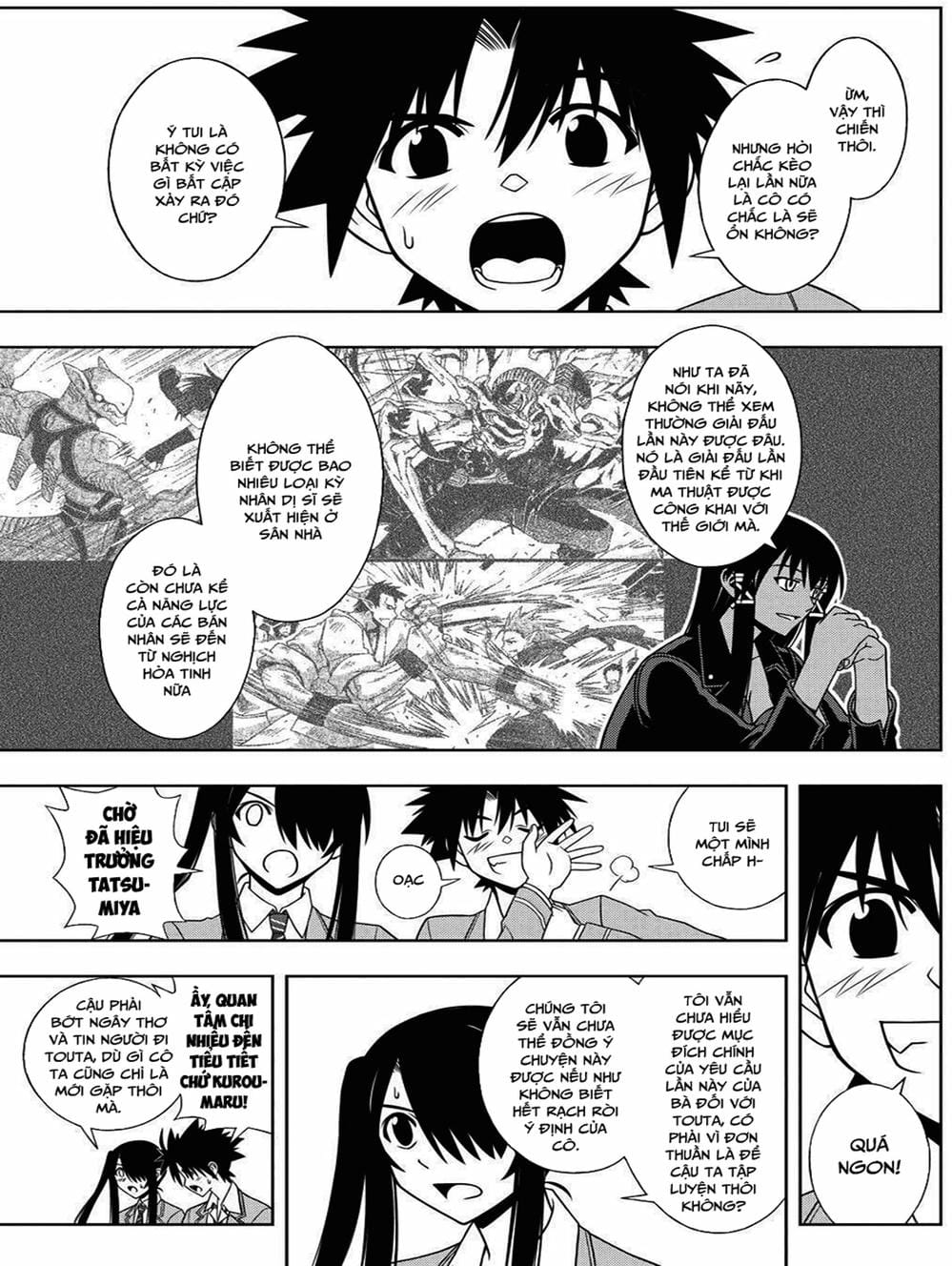 Truyện Tranh Lựa Chọn Phân Kỳ - Uq Holder! trang 9