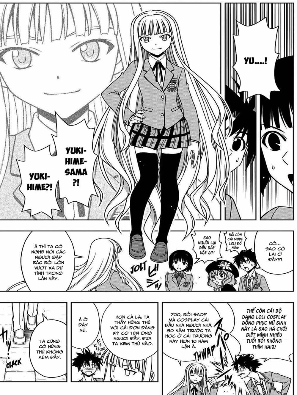 Truyện Tranh Lựa Chọn Phân Kỳ - Uq Holder! trang 9