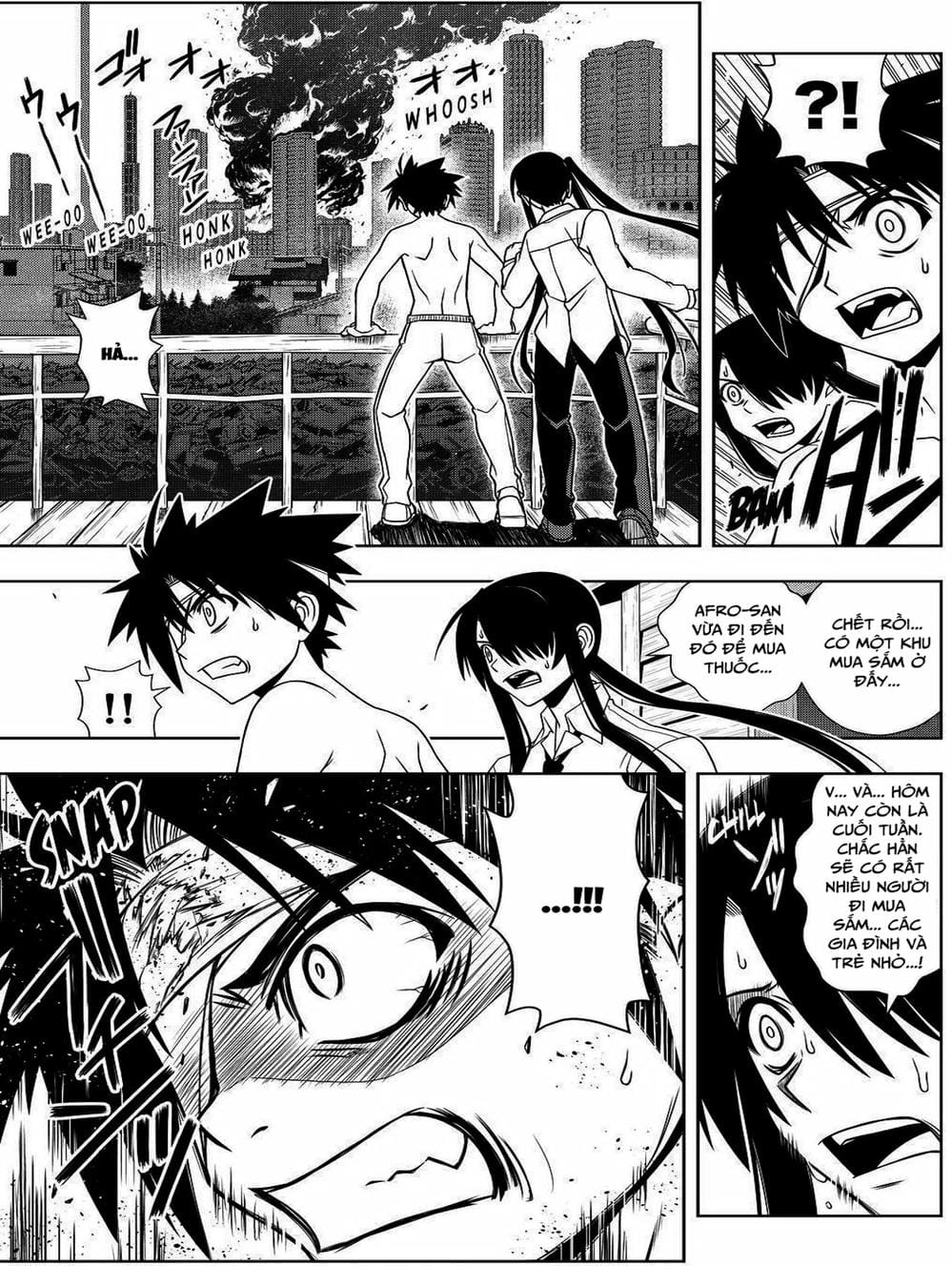 Truyện Tranh Lựa Chọn Phân Kỳ - Uq Holder! trang 9