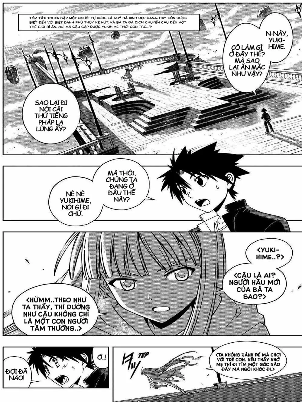 Truyện Tranh Lựa Chọn Phân Kỳ - Uq Holder! trang 9