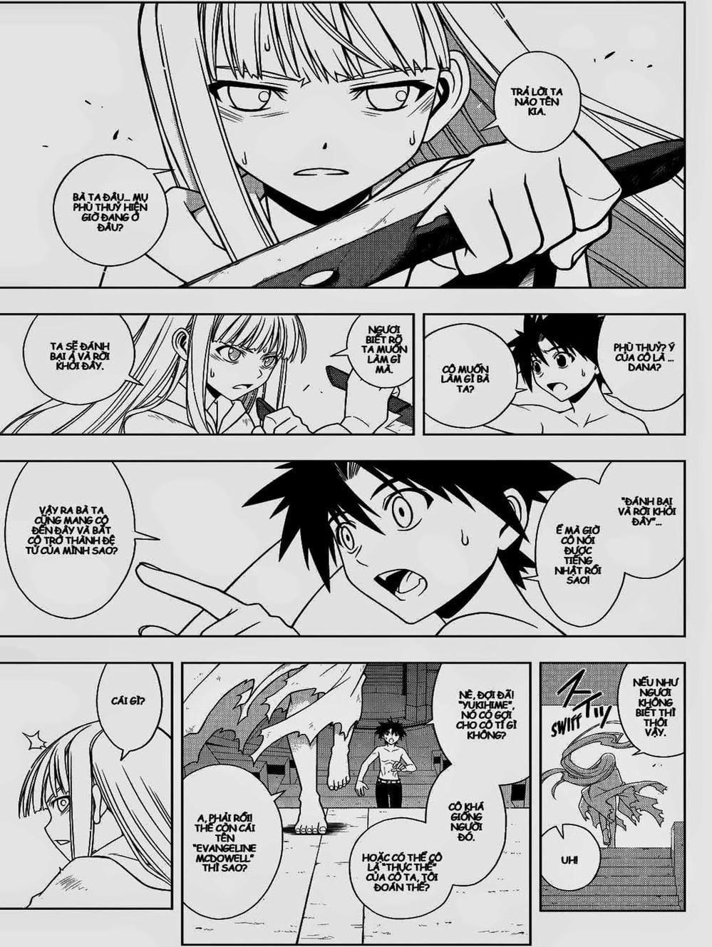 Truyện Tranh Lựa Chọn Phân Kỳ - Uq Holder! trang 9