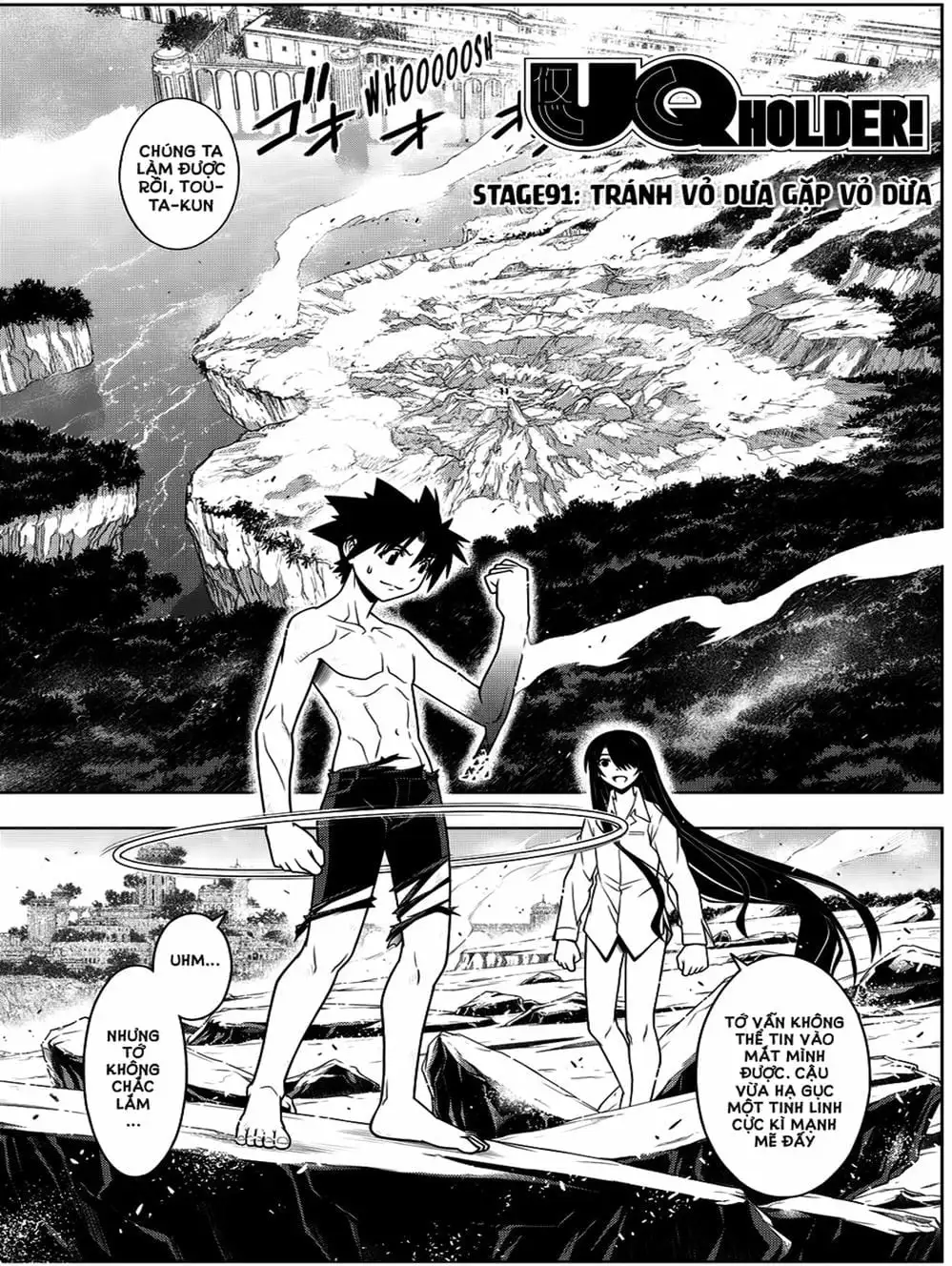 Truyện Tranh Lựa Chọn Phân Kỳ - Uq Holder! trang 9