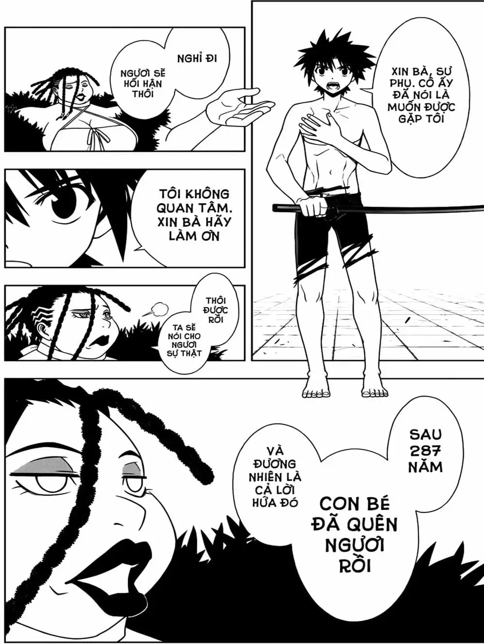 Truyện Tranh Lựa Chọn Phân Kỳ - Uq Holder! trang 9