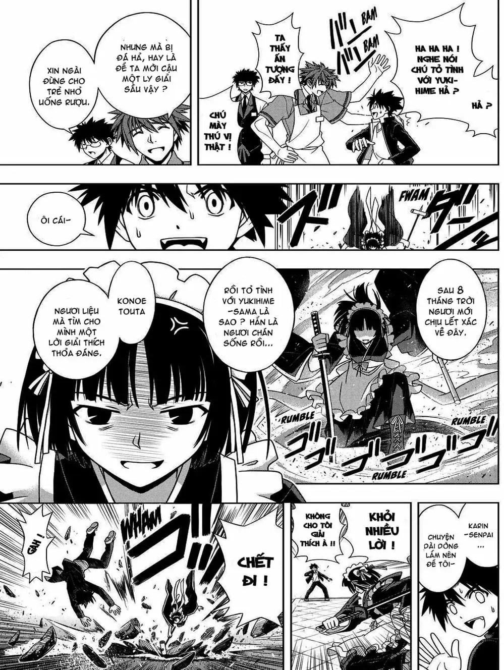 Truyện Tranh Lựa Chọn Phân Kỳ - Uq Holder! trang 9