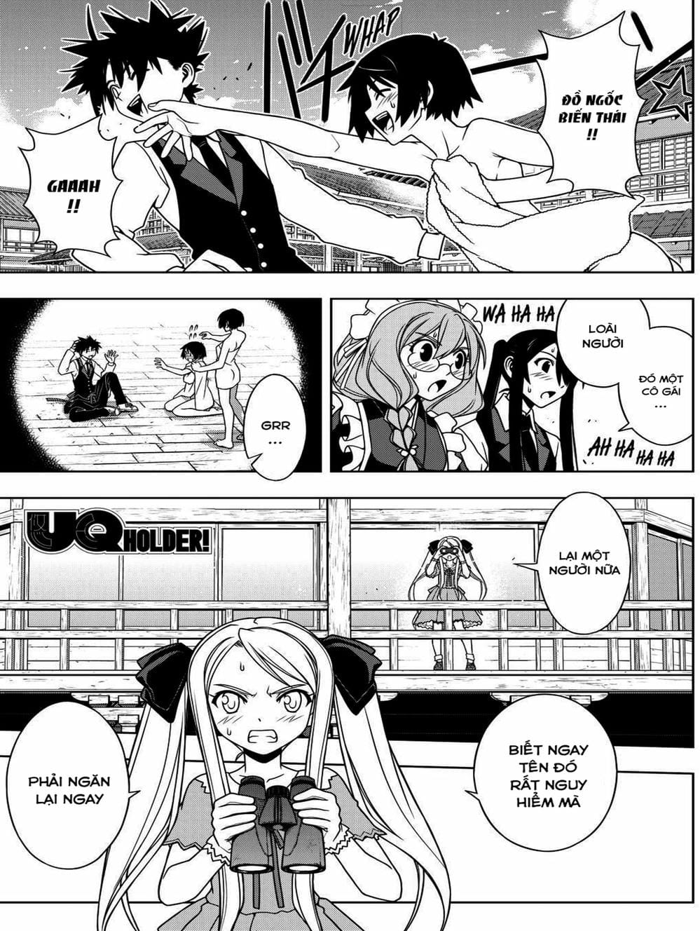 Truyện Tranh Lựa Chọn Phân Kỳ - Uq Holder! trang 9