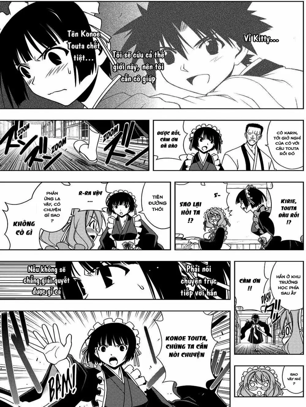 Truyện Tranh Lựa Chọn Phân Kỳ - Uq Holder! trang 9