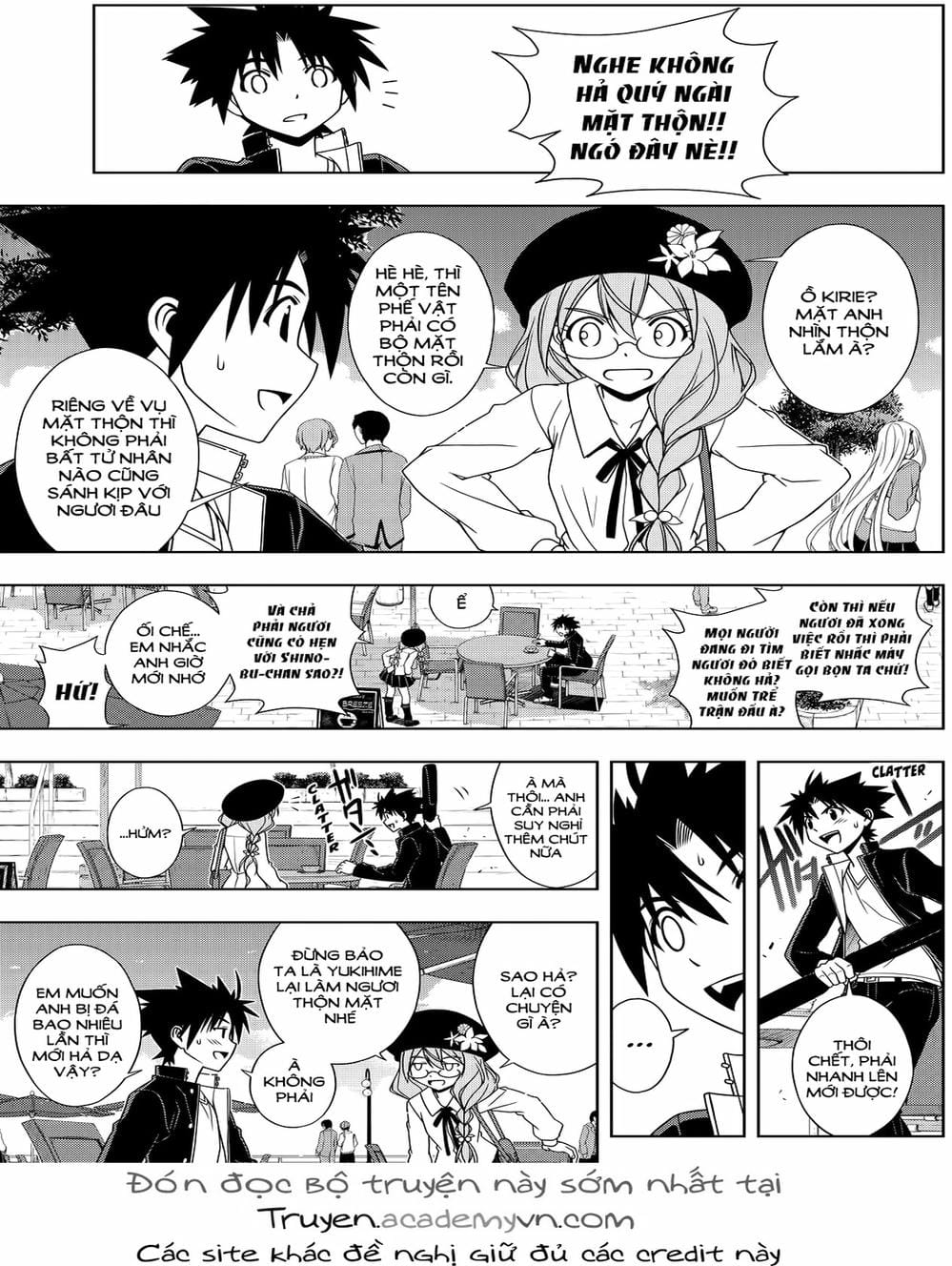 Truyện Tranh Lựa Chọn Phân Kỳ - Uq Holder! trang 9
