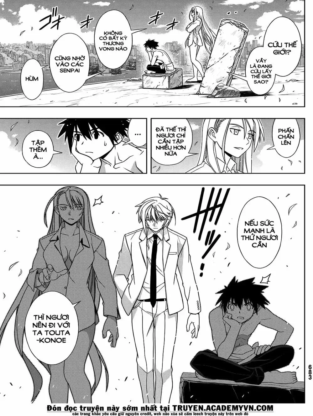 Truyện Tranh Lựa Chọn Phân Kỳ - Uq Holder! trang 9