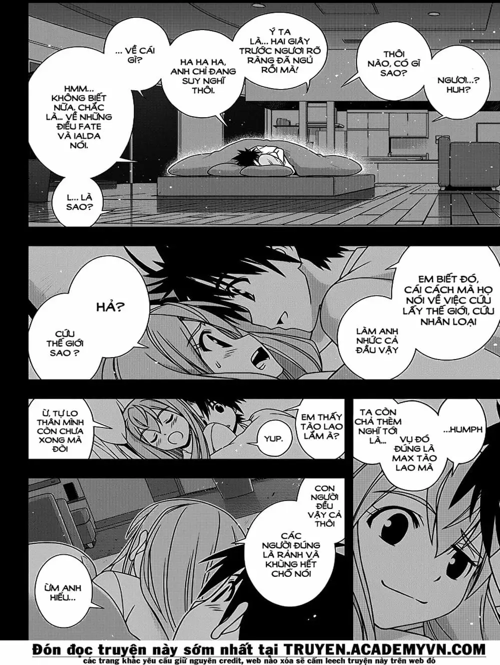 Truyện Tranh Lựa Chọn Phân Kỳ - Uq Holder! trang 9