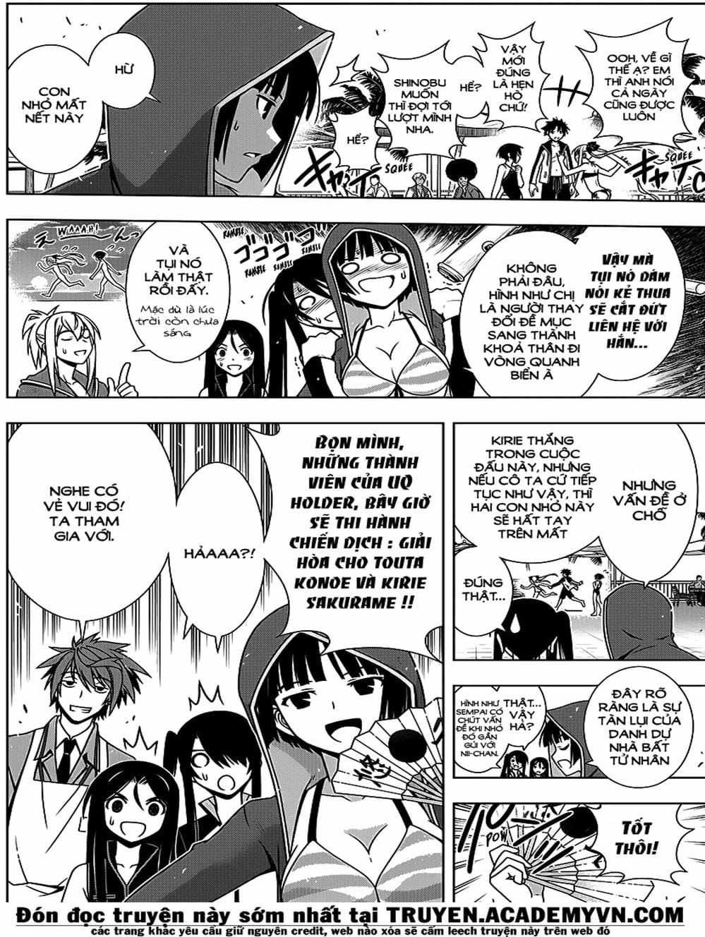 Truyện Tranh Lựa Chọn Phân Kỳ - Uq Holder! trang 9