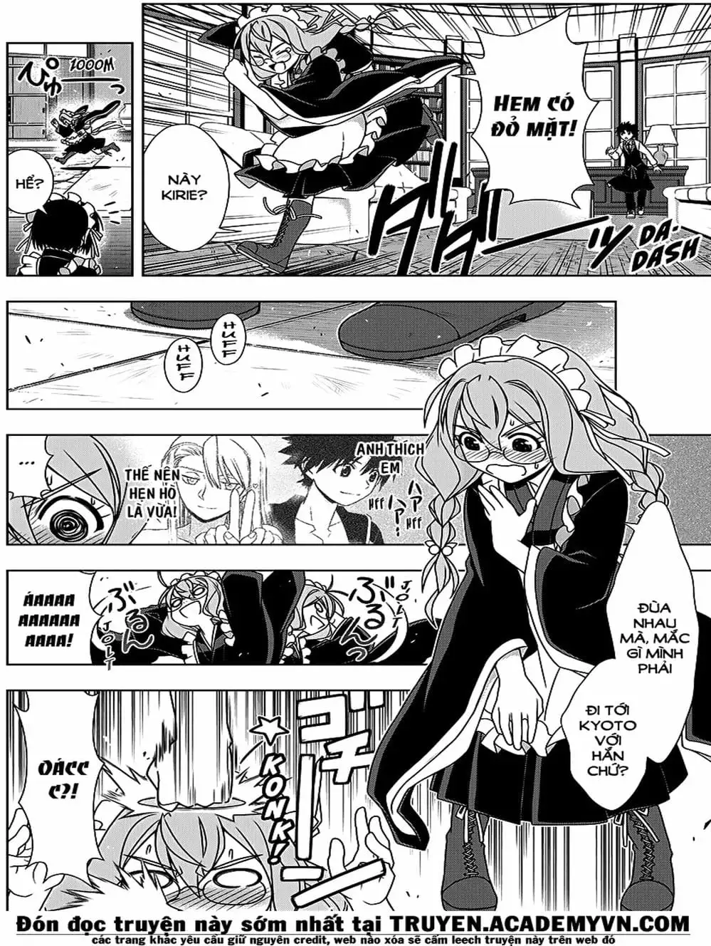 Truyện Tranh Lựa Chọn Phân Kỳ - Uq Holder! trang 9