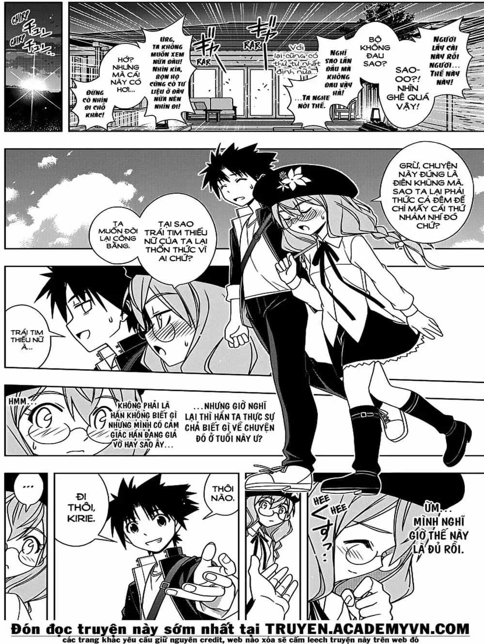 Truyện Tranh Lựa Chọn Phân Kỳ - Uq Holder! trang 9