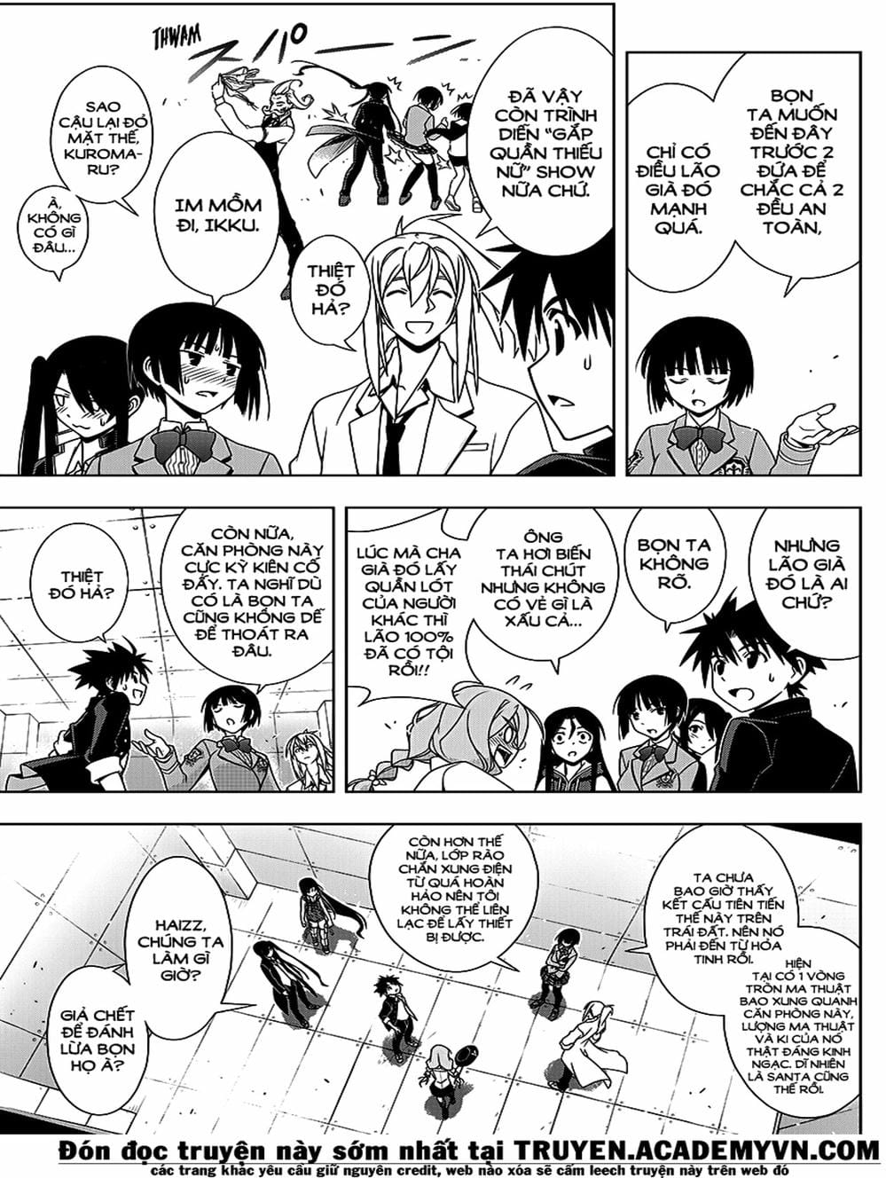 Truyện Tranh Lựa Chọn Phân Kỳ - Uq Holder! trang 9