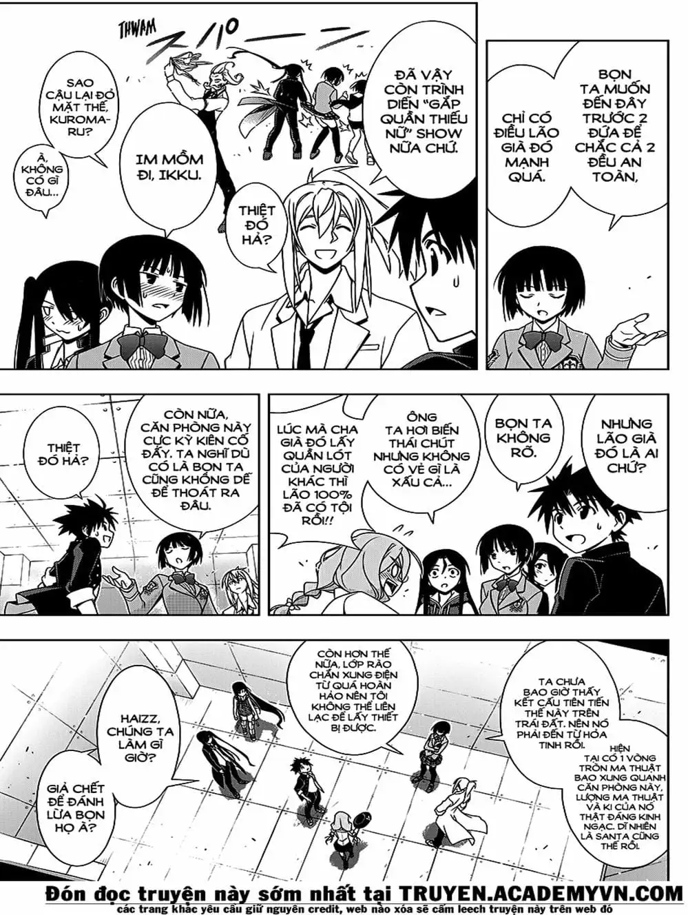 Truyện Tranh Lựa Chọn Phân Kỳ - Uq Holder! trang 9