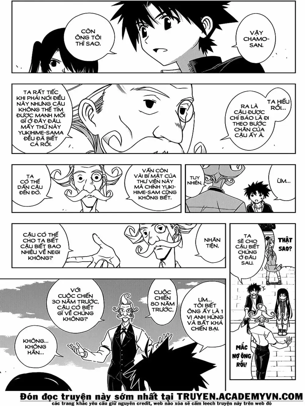 Truyện Tranh Lựa Chọn Phân Kỳ - Uq Holder! trang 9