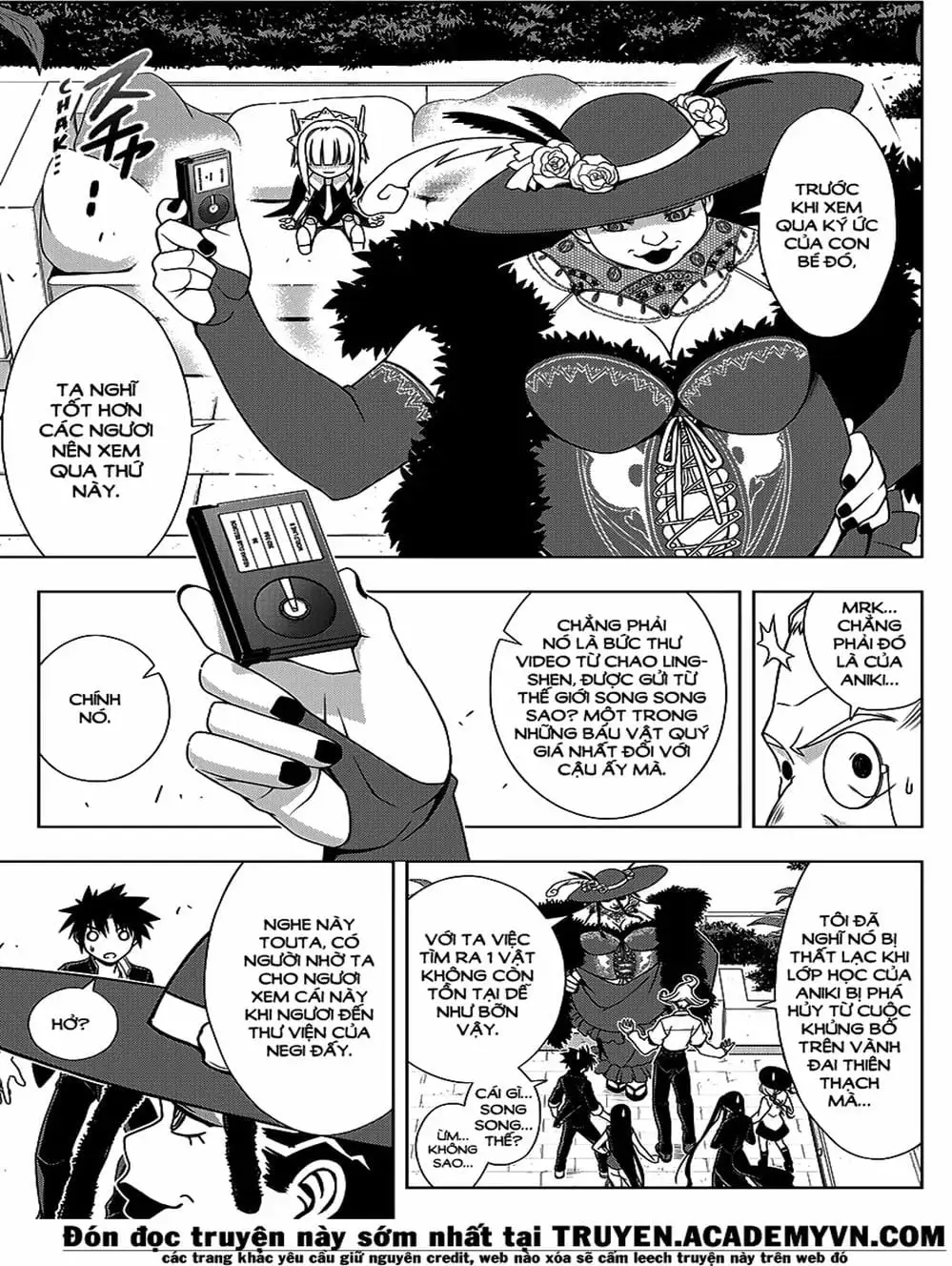 Truyện Tranh Lựa Chọn Phân Kỳ - Uq Holder! trang 9