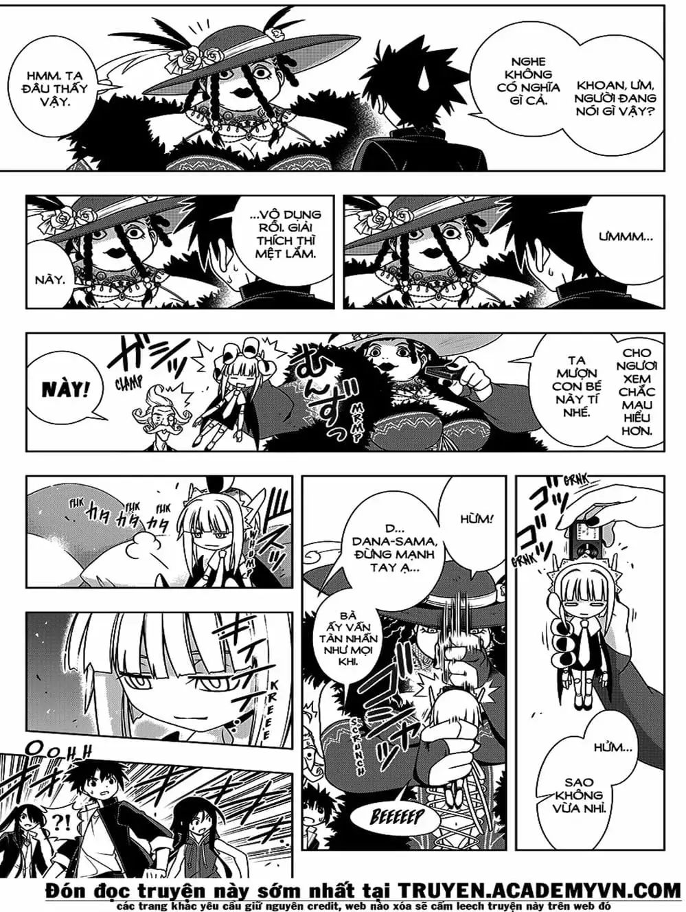 Truyện Tranh Lựa Chọn Phân Kỳ - Uq Holder! trang 9