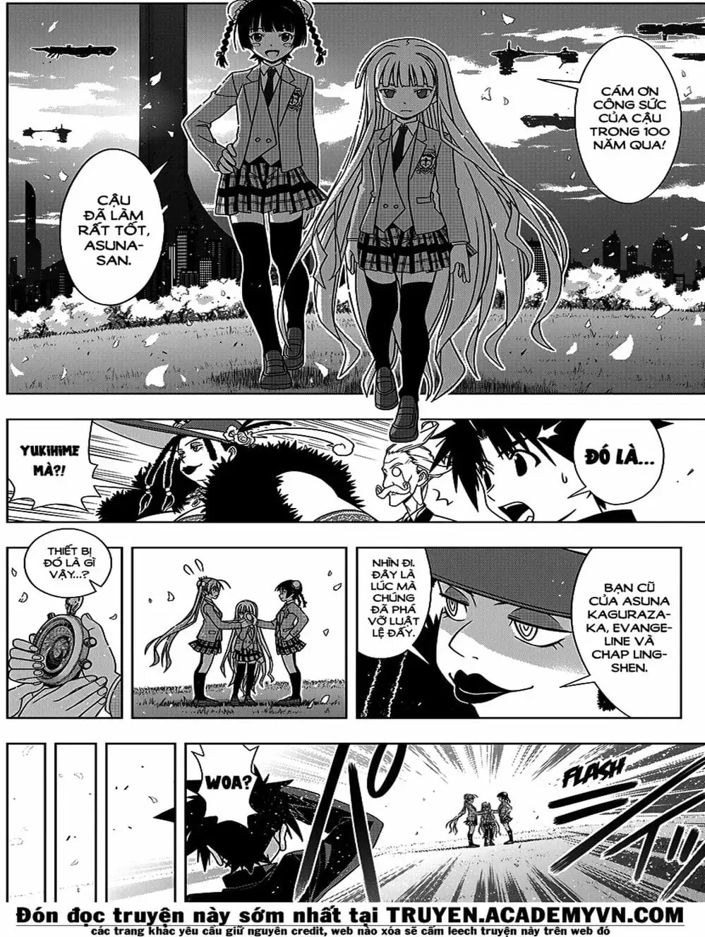 Truyện Tranh Lựa Chọn Phân Kỳ - Uq Holder! trang 9