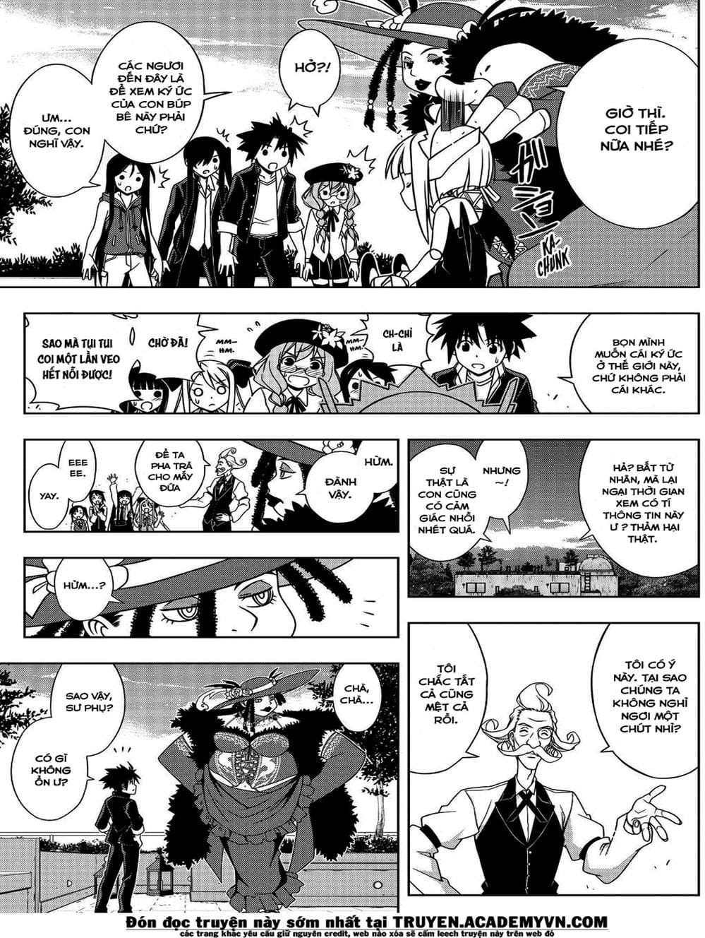 Truyện Tranh Lựa Chọn Phân Kỳ - Uq Holder! trang 9