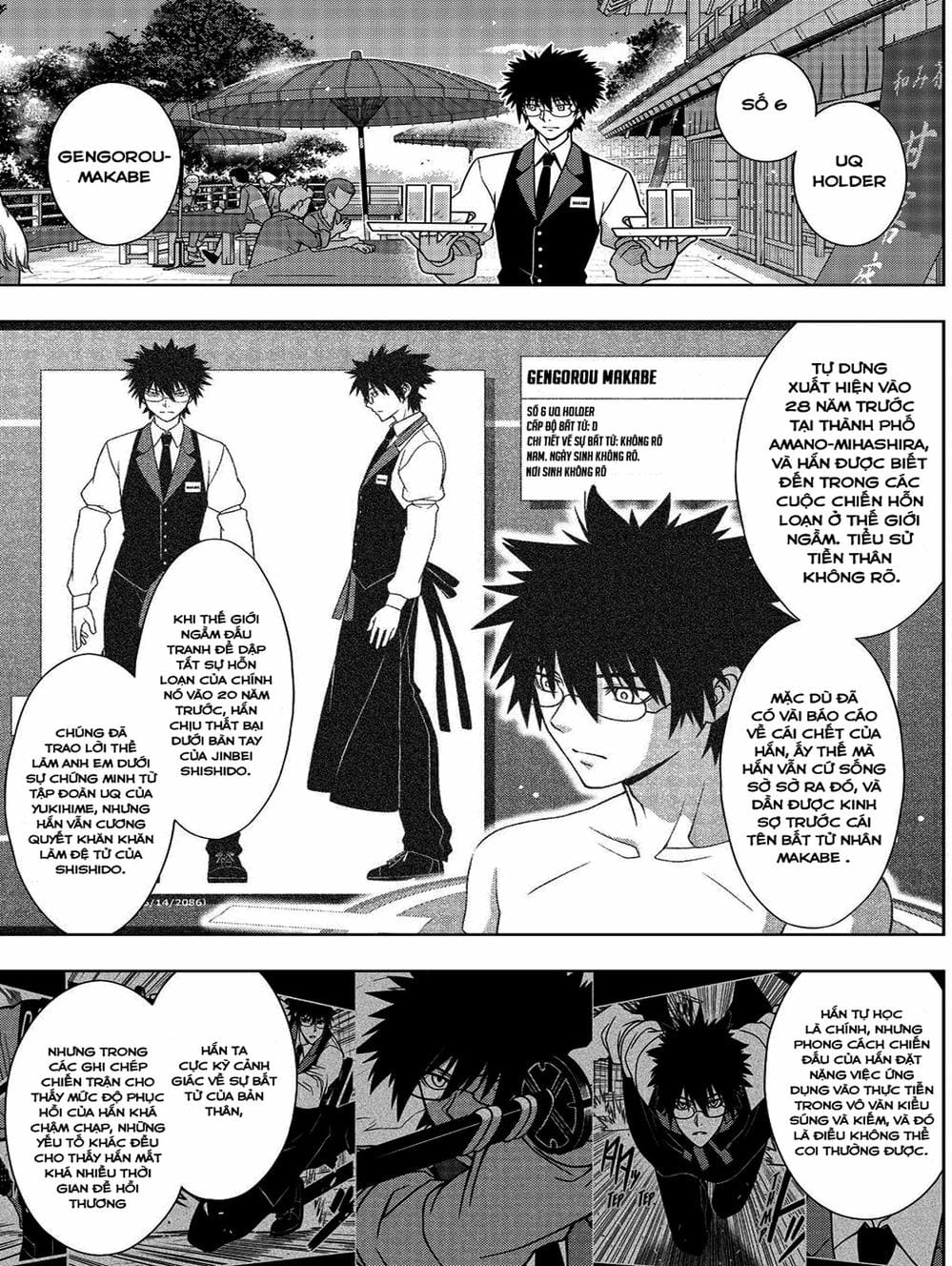 Truyện Tranh Lựa Chọn Phân Kỳ - Uq Holder! trang 9