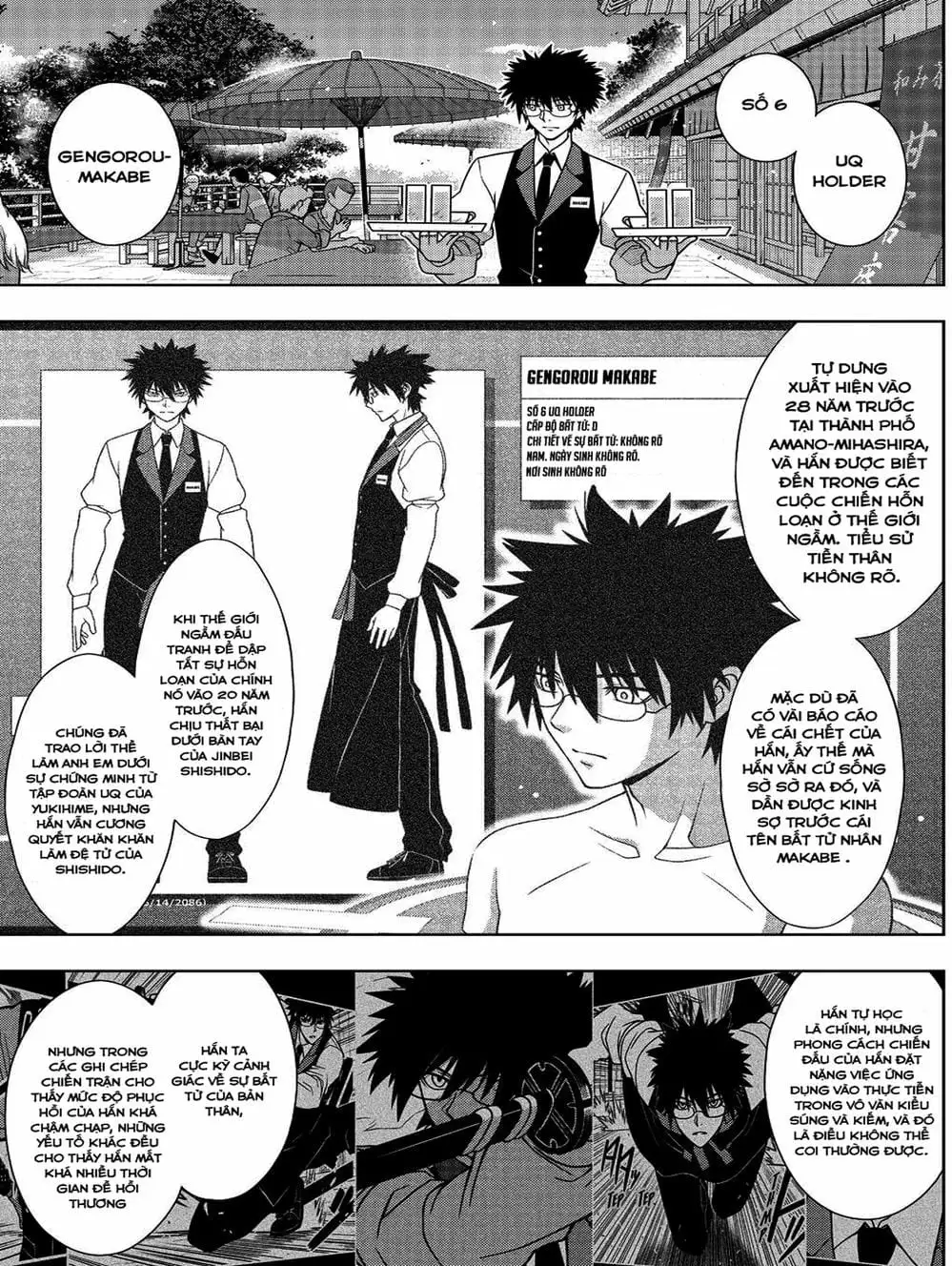 Truyện Tranh Lựa Chọn Phân Kỳ - Uq Holder! trang 9