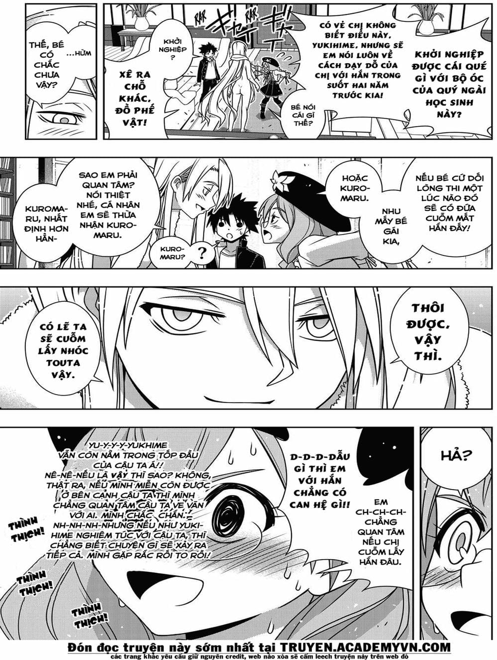 Truyện Tranh Lựa Chọn Phân Kỳ - Uq Holder! trang 9